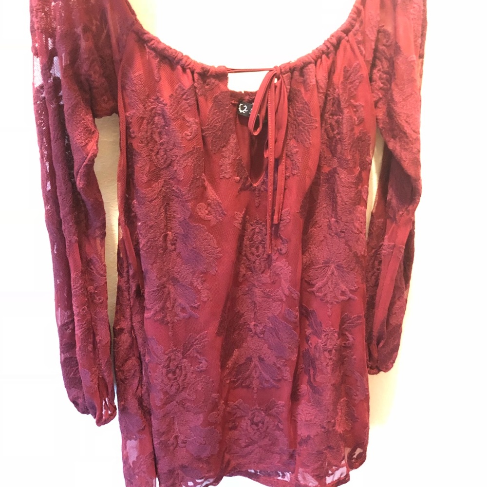 For love and lemons off the shoulder dress